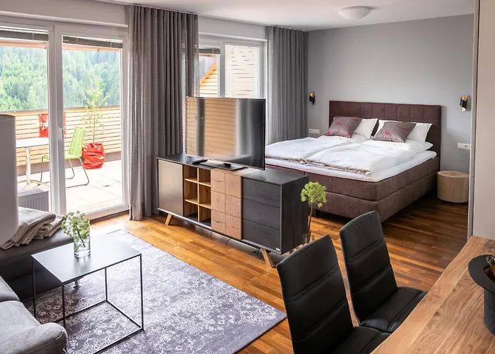 Apartament Der Sonnberg Alpinlodges - Mit Seeblick, Privater Sauna Und Self Check-in *