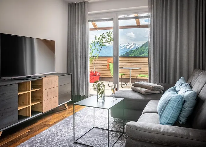 Der Sonnberg Alpinlodges - Mit Seeblick, Privater Sauna Und Self Check-in Apartament *