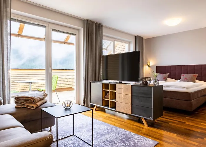 Apartament Der Sonnberg Alpinlodges - Mit Seeblick, Privater Sauna Und Self Check-in *