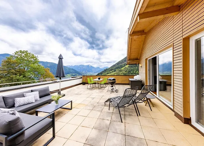 Der Sonnberg Alpinlodges - Mit Seeblick, Privater Sauna Und Self Check-in Apartament Zell am See