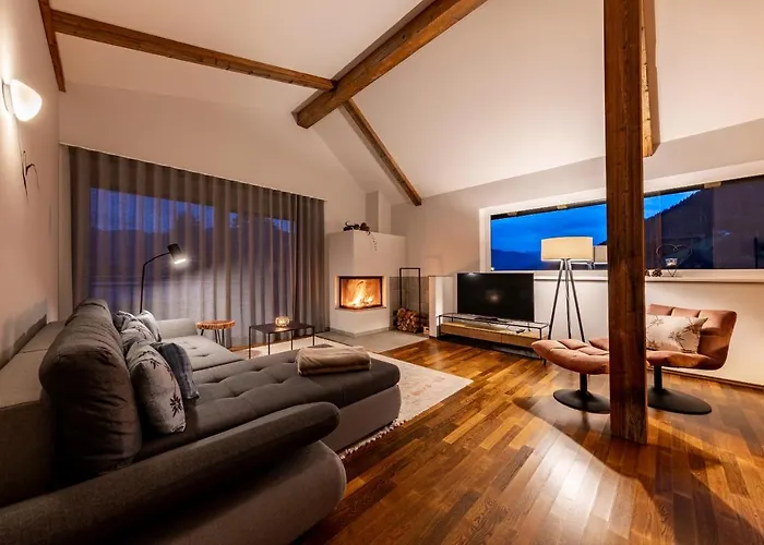 Apartament Der Sonnberg Alpinlodges - Mit Seeblick, Privater Sauna Und Self Check-in