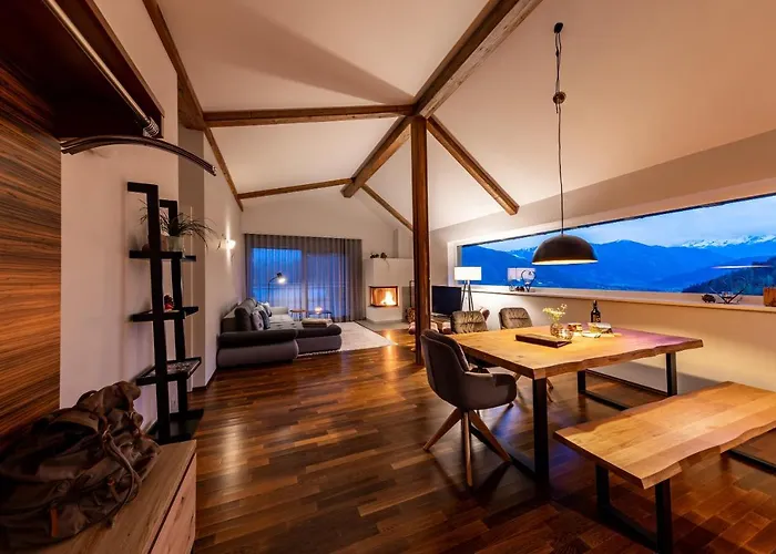 شقة Der Sonnberg Alpinlodges - Mit Seeblick, Privater Sauna Und Self Check-in *